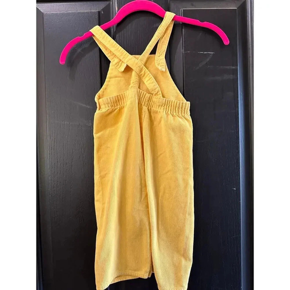 Toddletime JCPenney Yellow Corduroy Overalls Size 2 - Picture 3 of 6